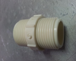 Nipple 3/4" PVC threaded